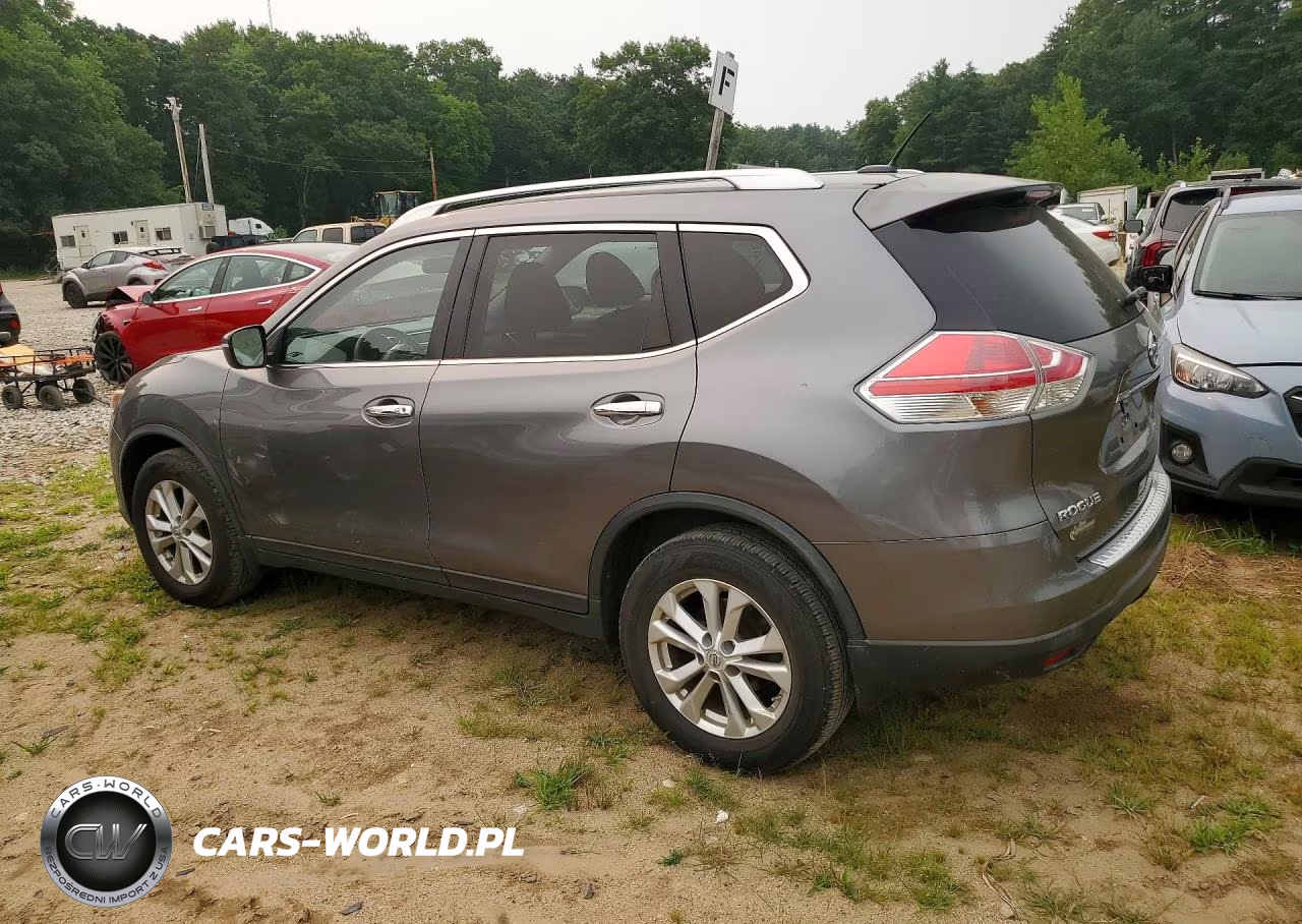 2015 Nissan Rogue Sv VIN:KNMAT2MV4FP542246 - 2