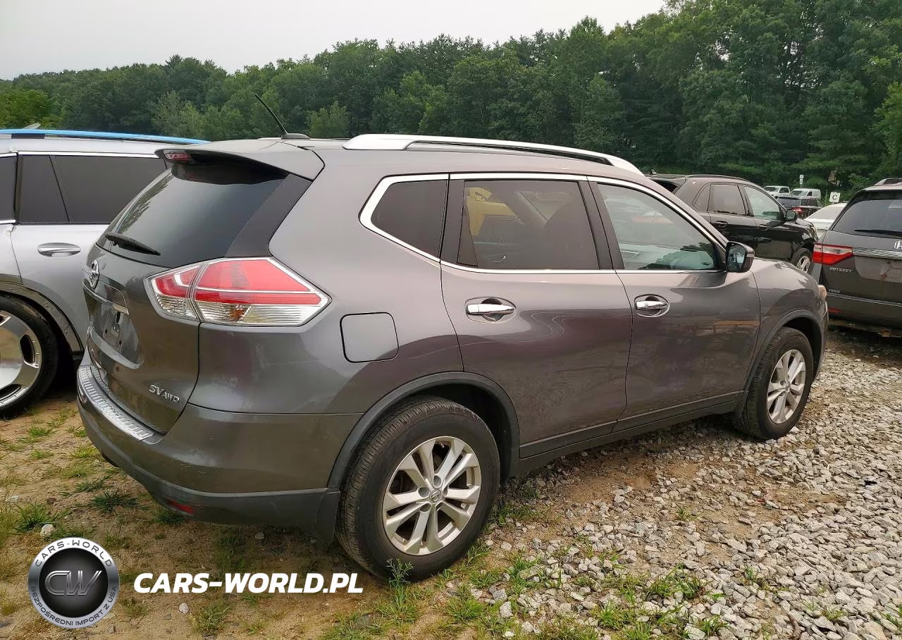 2015 Nissan Rogue Sv VIN:KNMAT2MV4FP542246 - 3