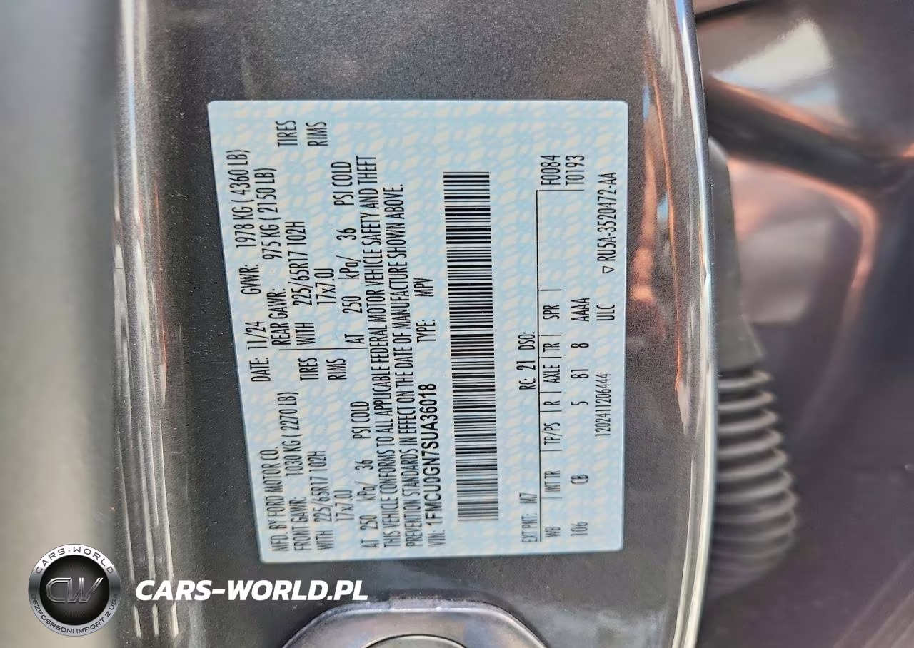 2025 Ford Escape Active VIN:1FMCU0GN7SUA36018 - 13