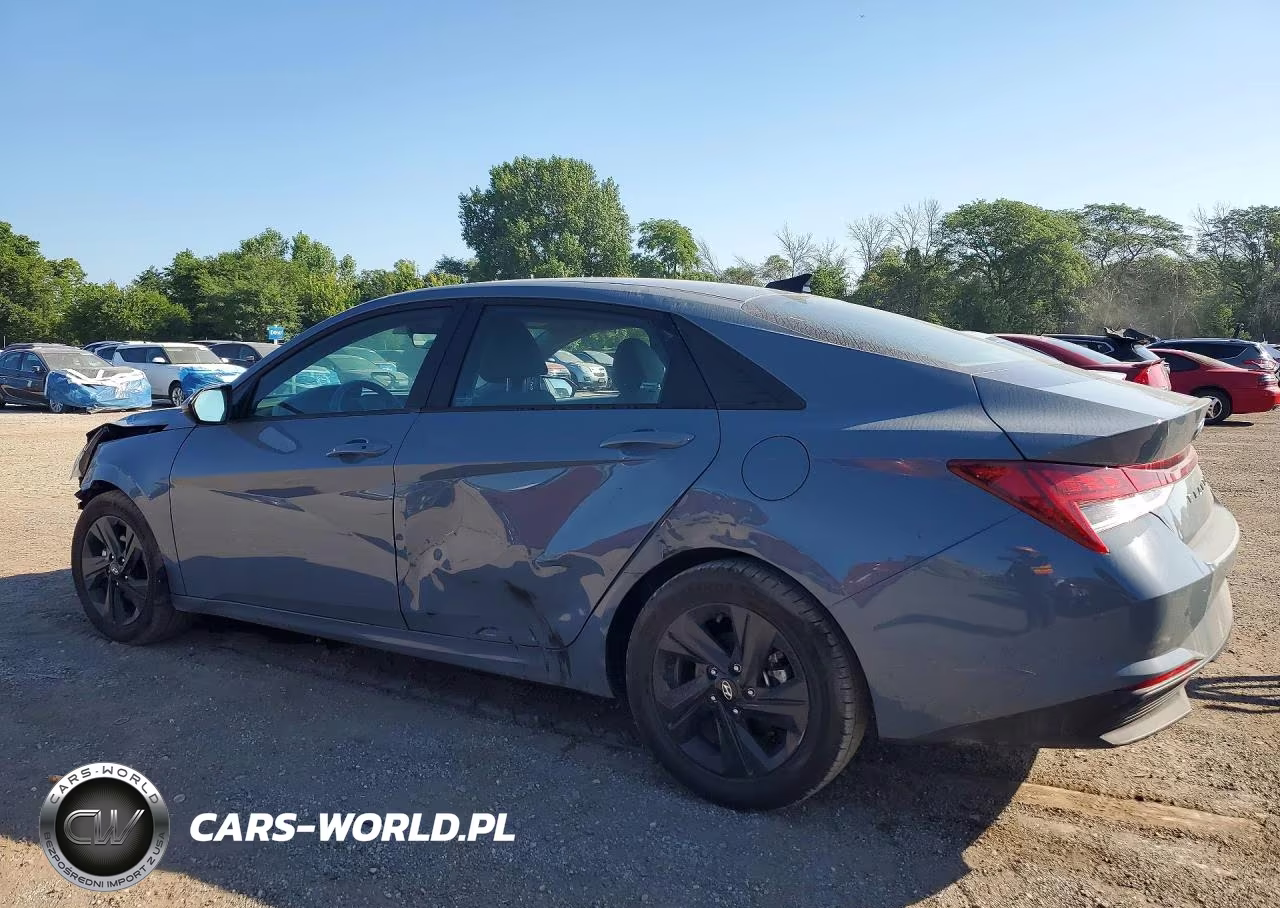 2023 Hyundai Elantra Blue VIN:KMHLM4AJ4PU042721 - 2