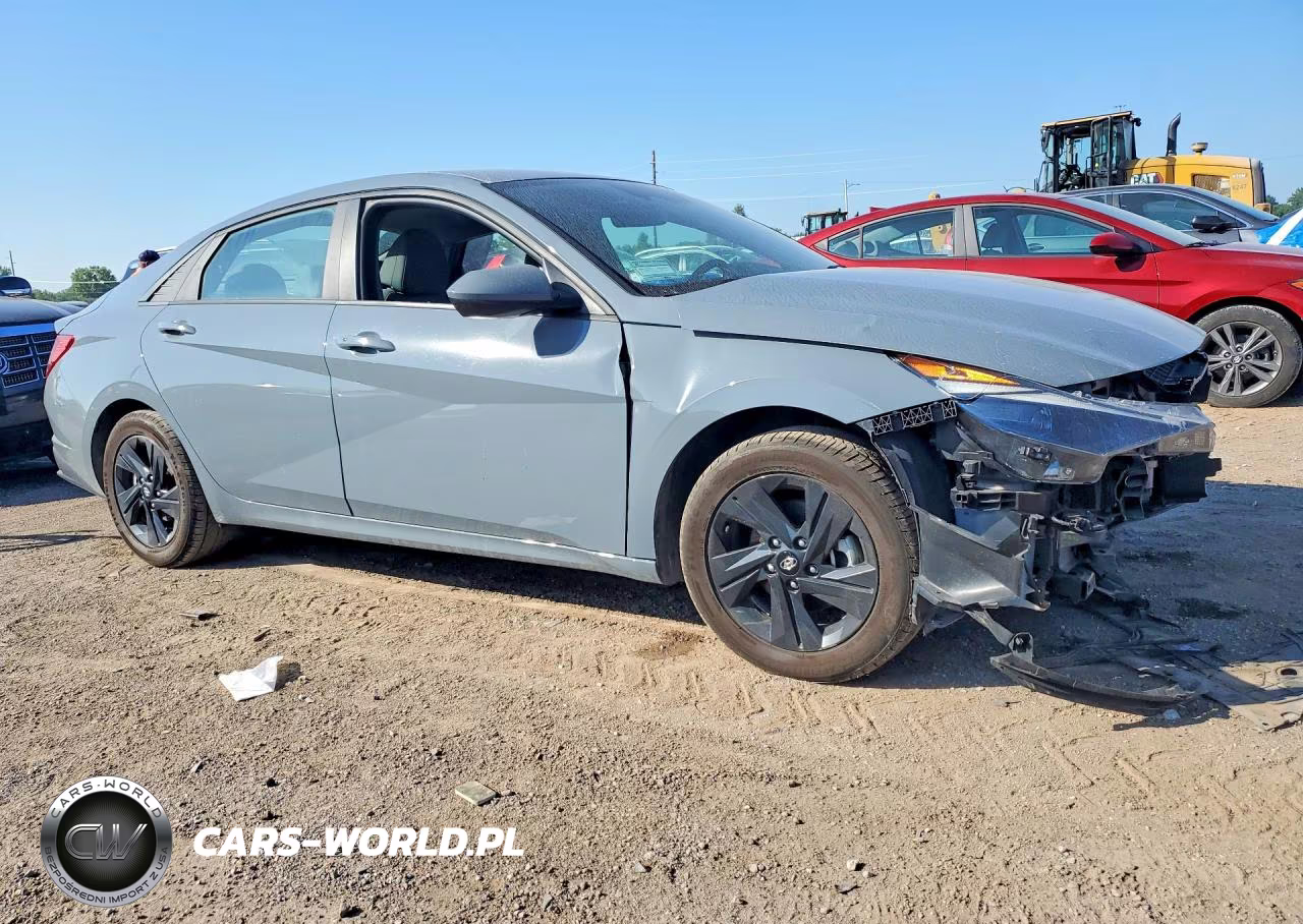 2023 Hyundai Elantra Blue VIN:KMHLM4AJ4PU042721 - 4
