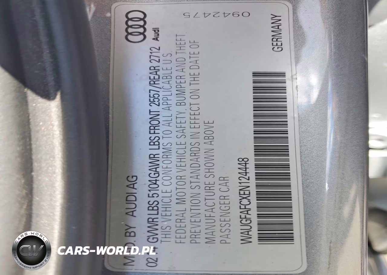 2014 Audi A6 Premium Plus VIN:WAUGFAFCXEN124448 - 12