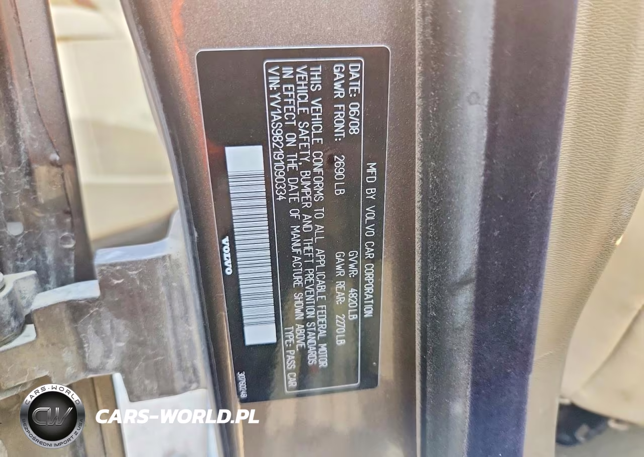 2009 Volvo S80 3.2 VIN:YV1AS982191090334 - 12