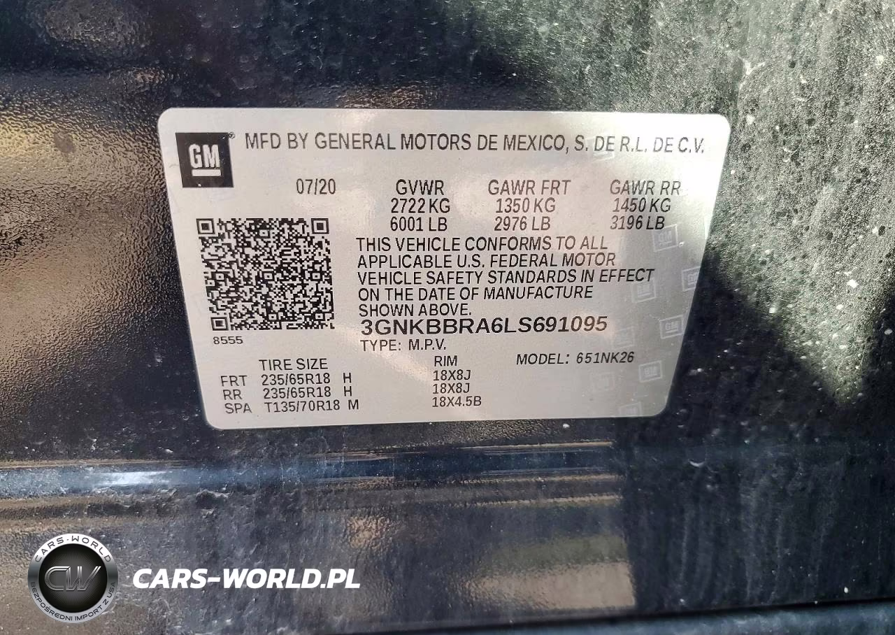 2020 Chevrolet Blazer 1Lt VIN:3GNKBBRA6LS691095 - 13