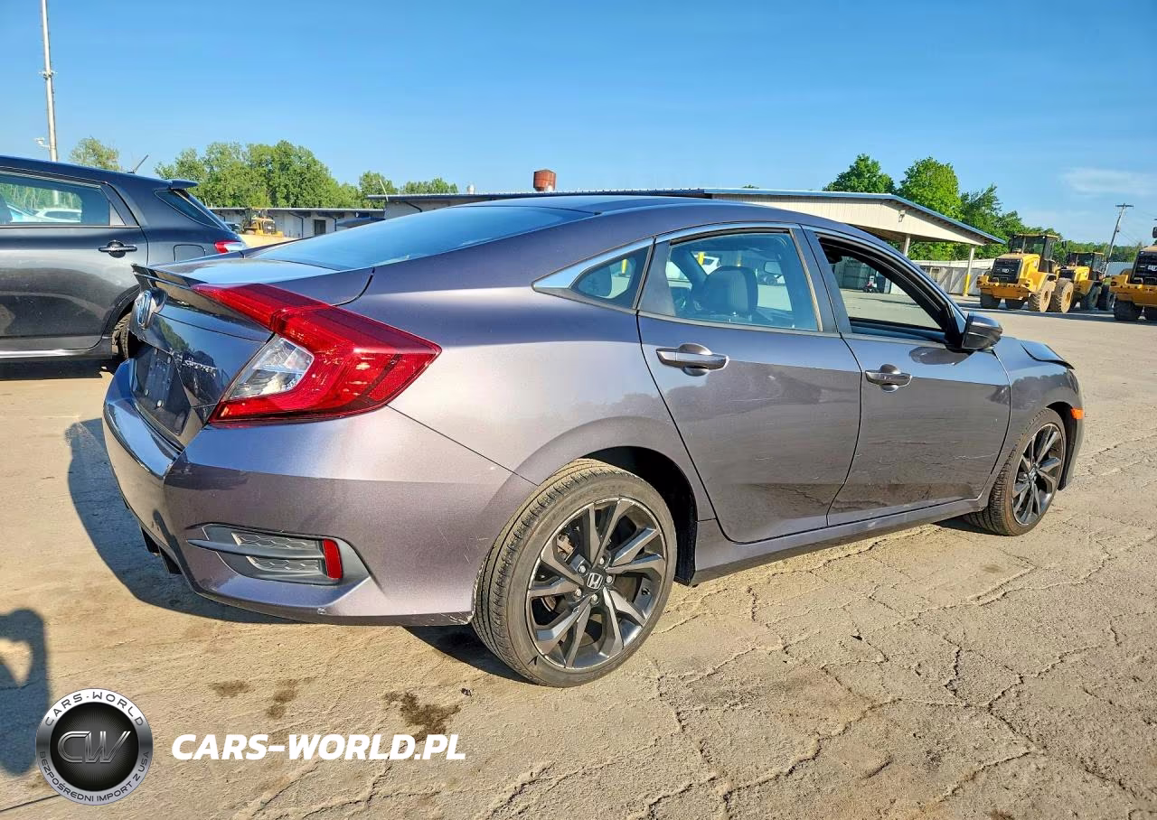 2019 Honda Civic Sport VIN:2HGFC2F88KH563856 - 3