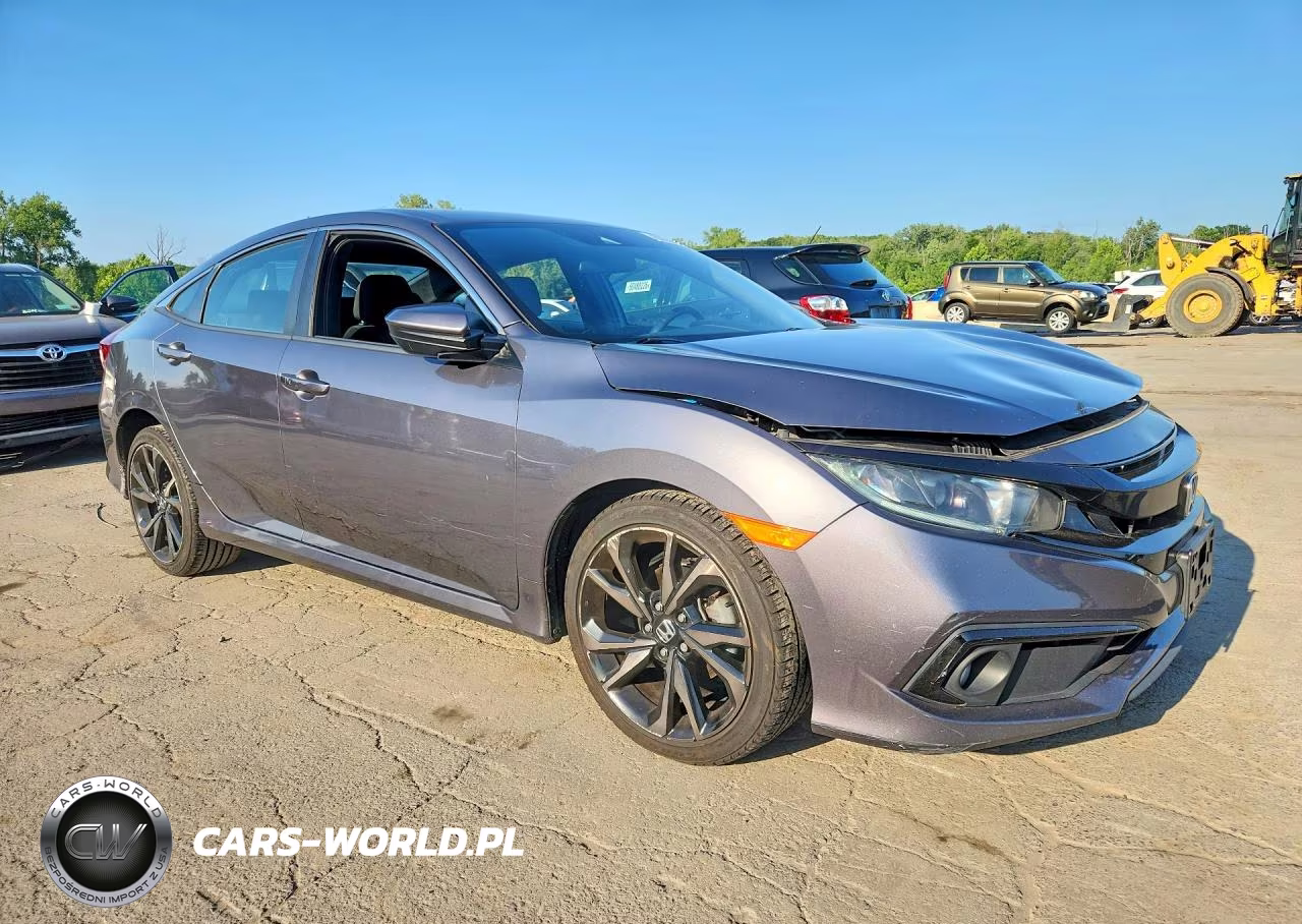 2019 Honda Civic Sport VIN:2HGFC2F88KH563856 - 4