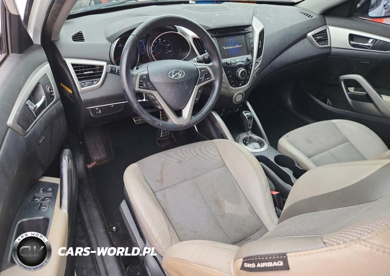 2013 Hyundai Veloster Base VIN:KMHTC6AD1DU132896 - 8