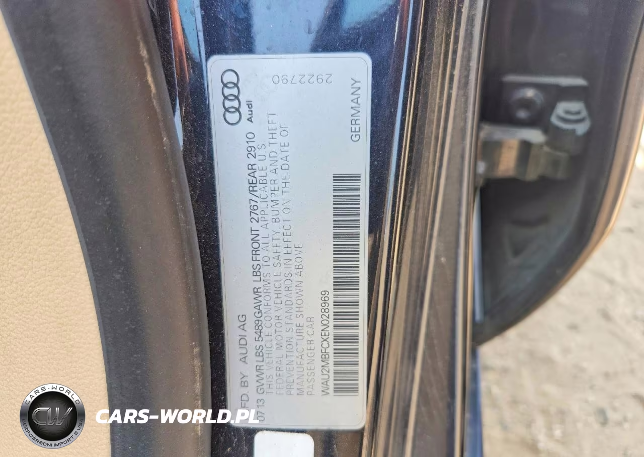 2014 Audi A7 Prestige VIN:WAU2MBFCXEN028969 - 12