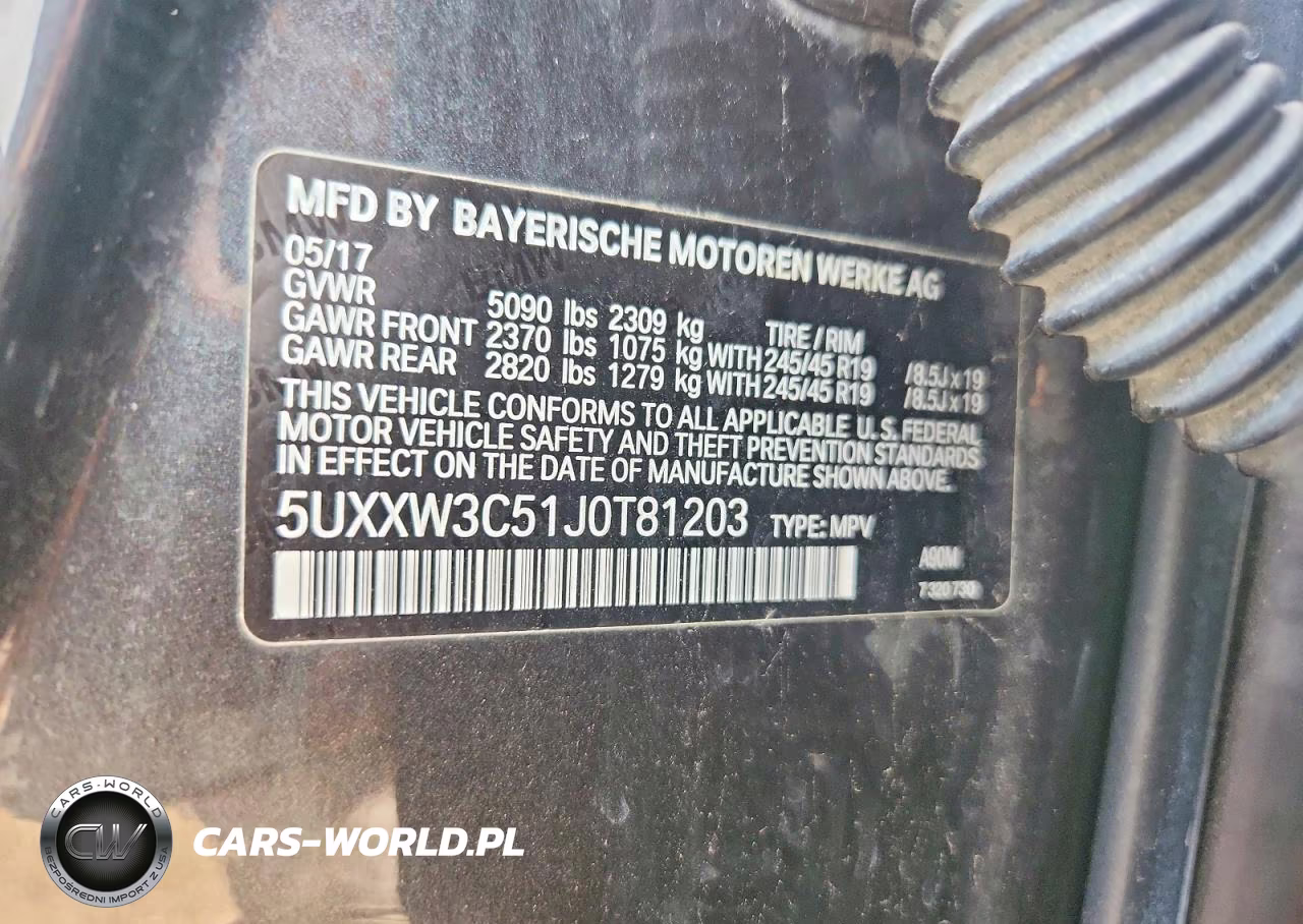 2018 BMW X4 xDrive28I VIN:5UXXW3C51J0T81203 - 14