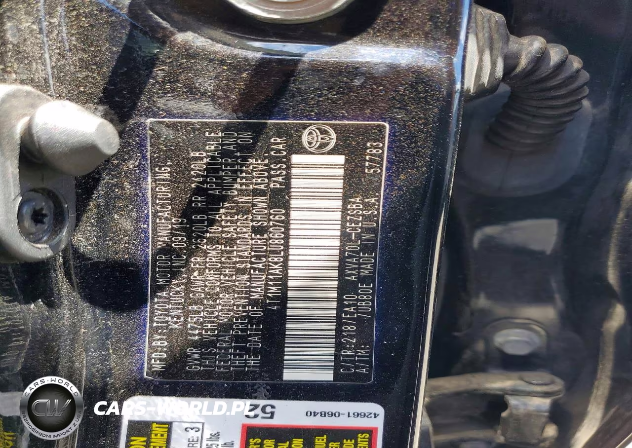 2020 Toyota Camry Se VIN:4T1M11AK8LU860760 - 12