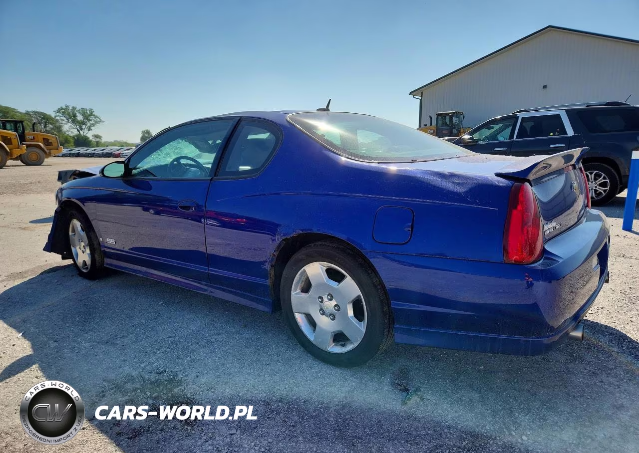 2007 Chevrolet Monte Carlo Ss VIN:2G1WL16C479356047 - 2