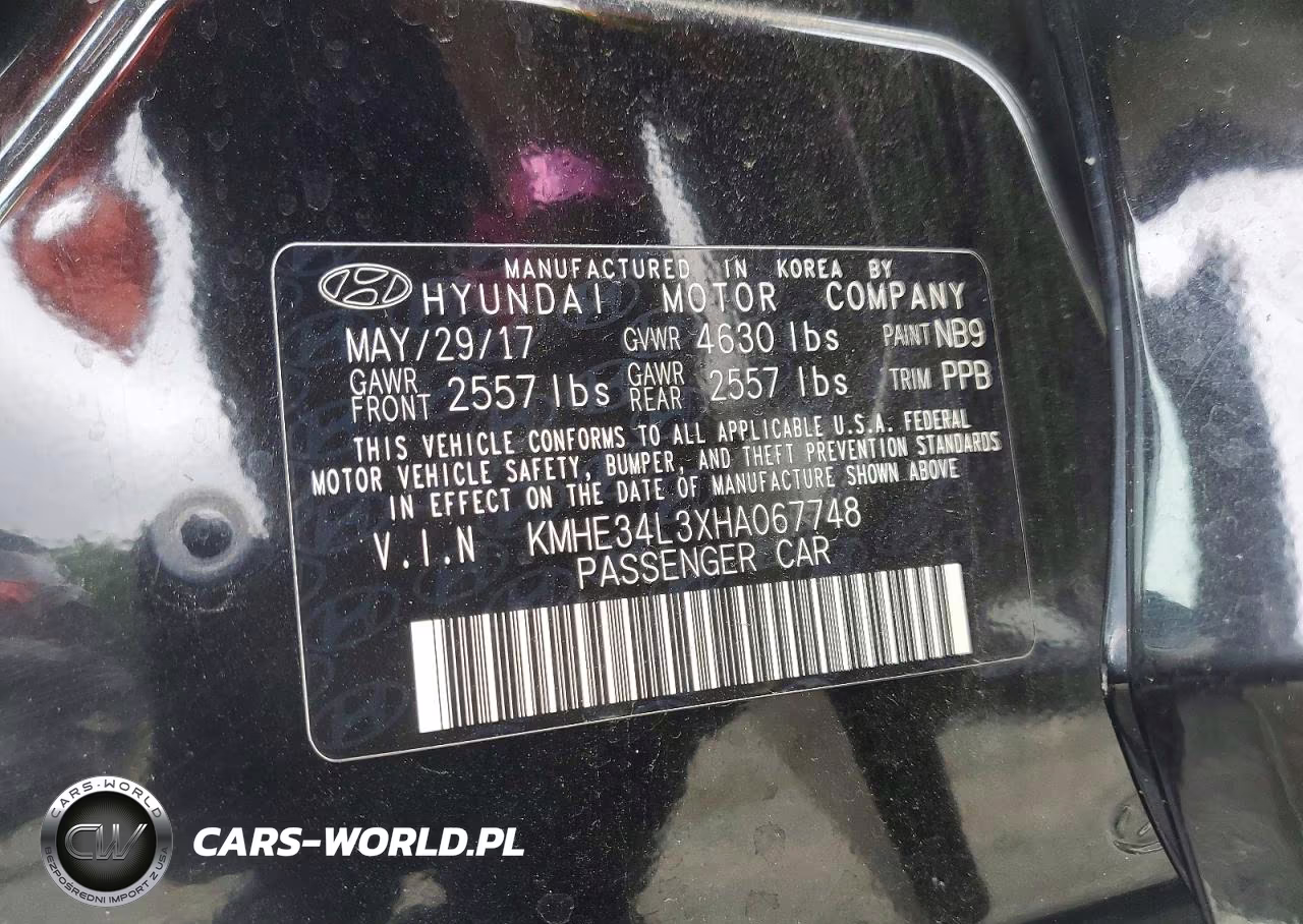2017 Hyundai Sonata Hybrid Limited VIN:KMHE34L3XHA067748 - 12