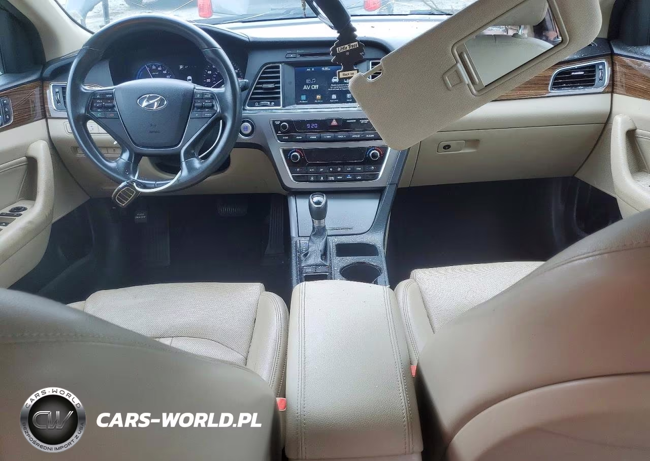 2017 Hyundai Sonata Hybrid Limited VIN:KMHE34L3XHA067748 - 8