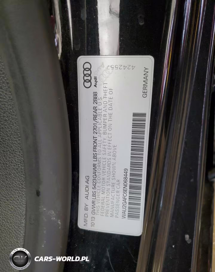 2014 Audi A7 Prestige VIN:WAU2GAFC6EN068449 - 12