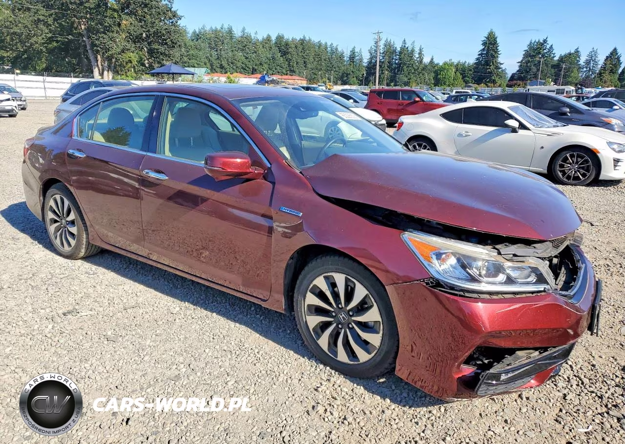 2017 Honda Accord Hybrid Exl VIN:JHMCR6F55HC007625 - 4