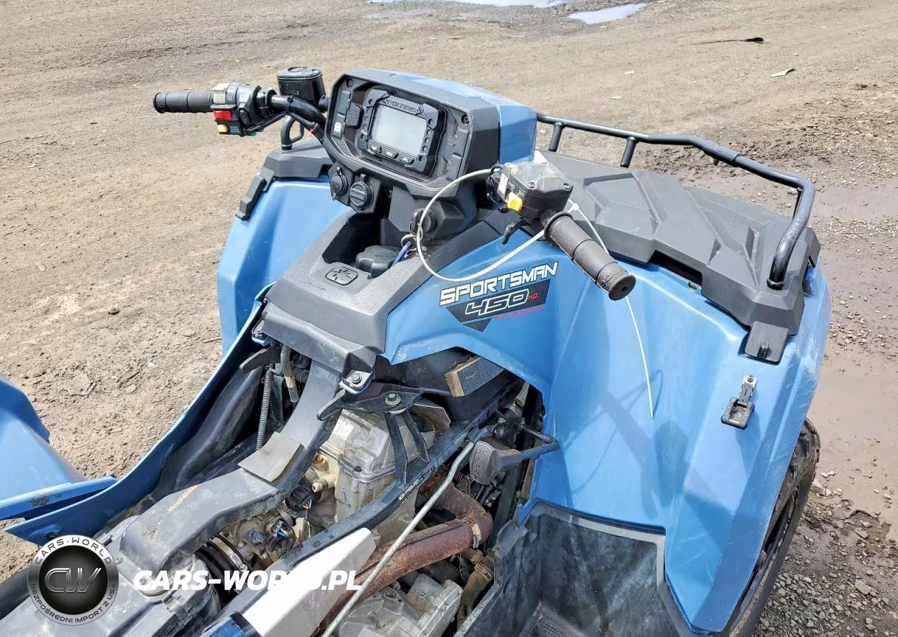 2022 Polaris Sporstman 450 Atv VIN:3NESEE50XNN483674 - 5