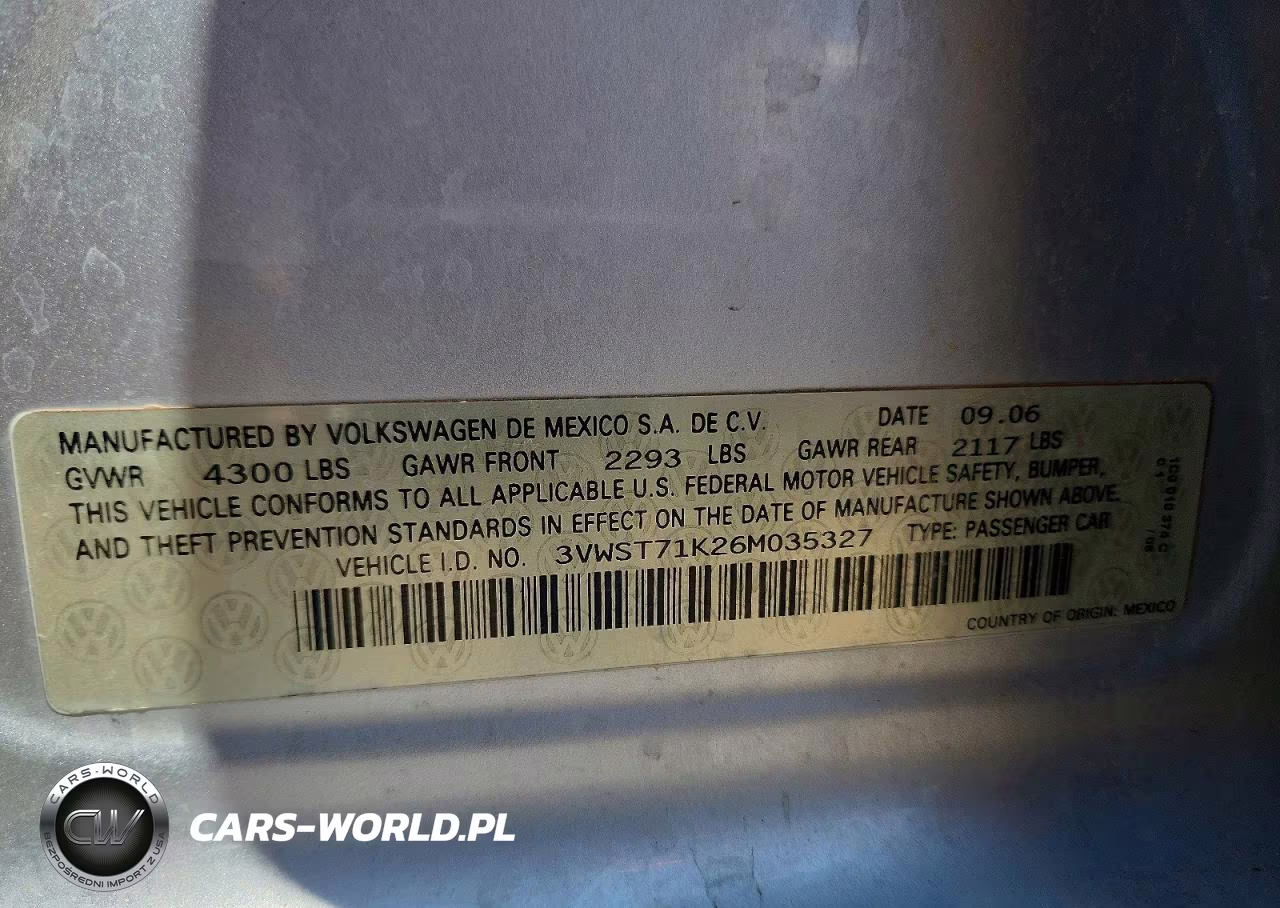2006 Volkswagen Jetta Tdi Option Package 1 VIN:3VWST71K26M035327 - 12