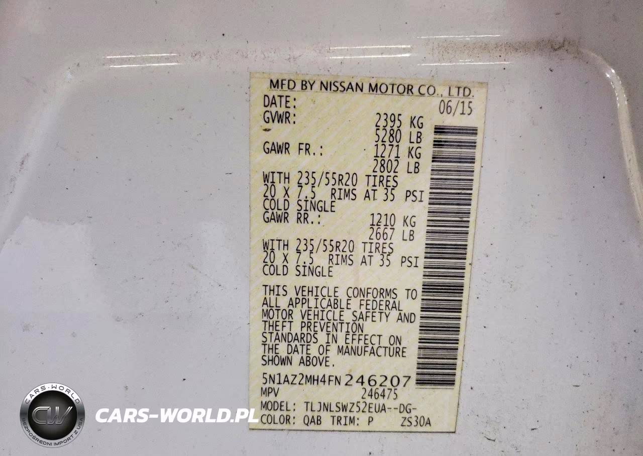 2015 Nissan Murano Platinum VIN:5N1AZ2MH4FN246207 - 13