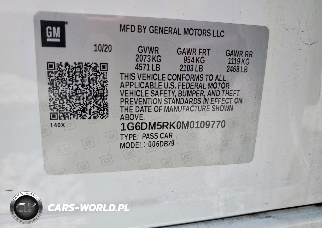 2021 Cadillac Ct5 Luxury VIN:1G6DM5RK0M0109770 - 13