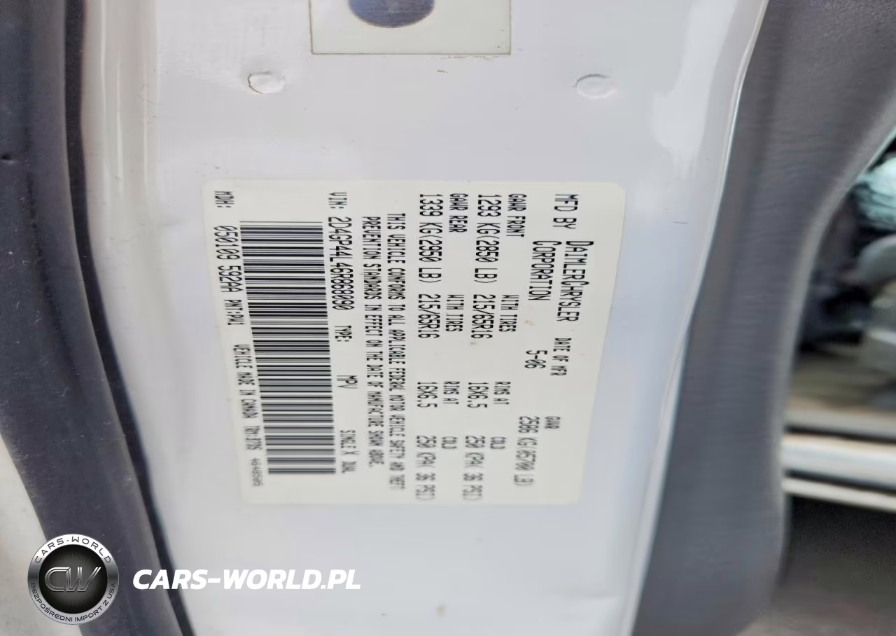 2006 Dodge Grand Caravan Sxt VIN:2D4GP44L46R868090 - 12