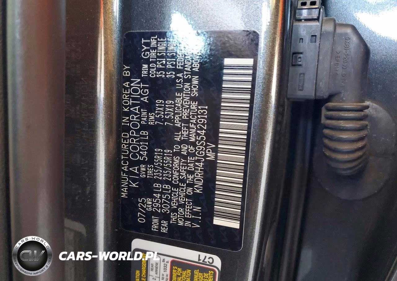 2025 Kia Sorento Ex VIN:KNDRH4JG9S5429131 - 14