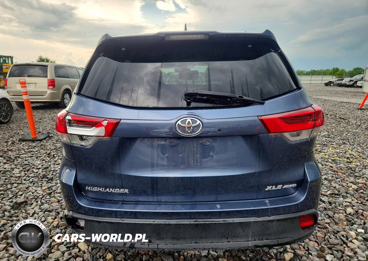 2019 Toyota Highlander Xle VIN:5TDJZRFH7KS725980 - 6