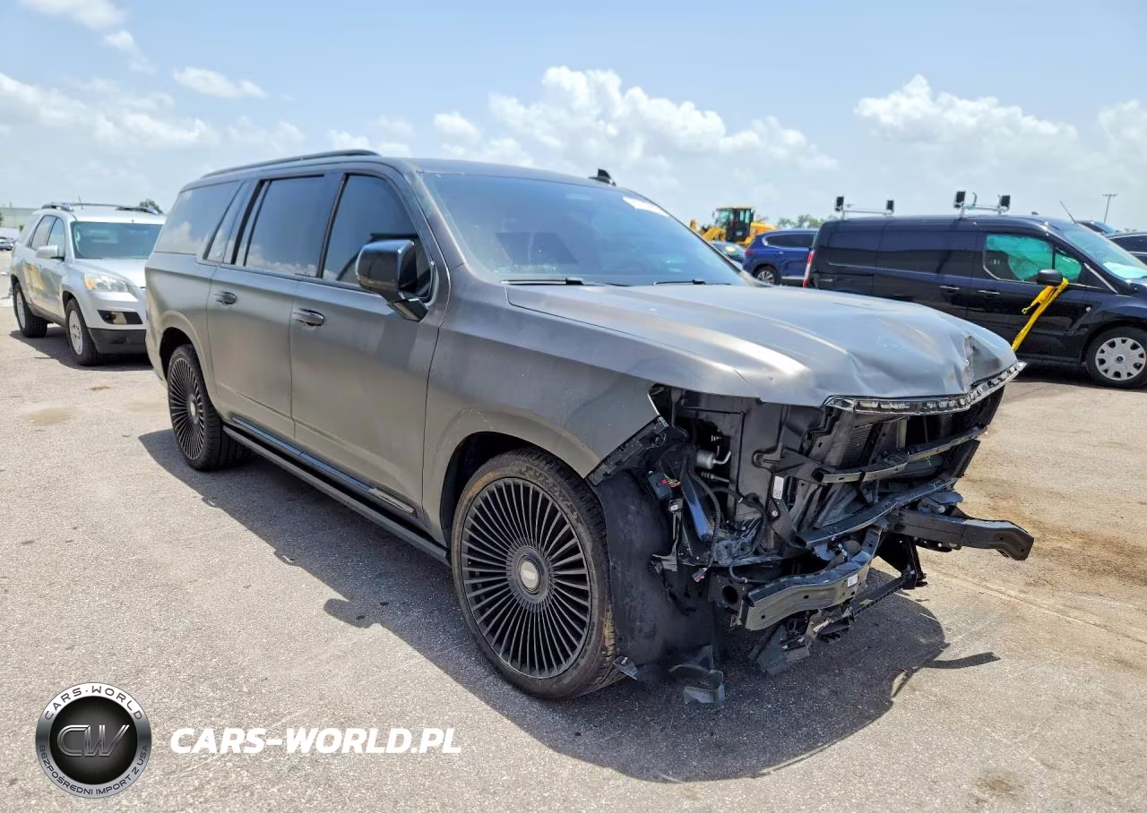 2021 Cadillac Escalade Esv Premium Luxury Platinum VIN:1GYS3MKL0MR332952 - 4