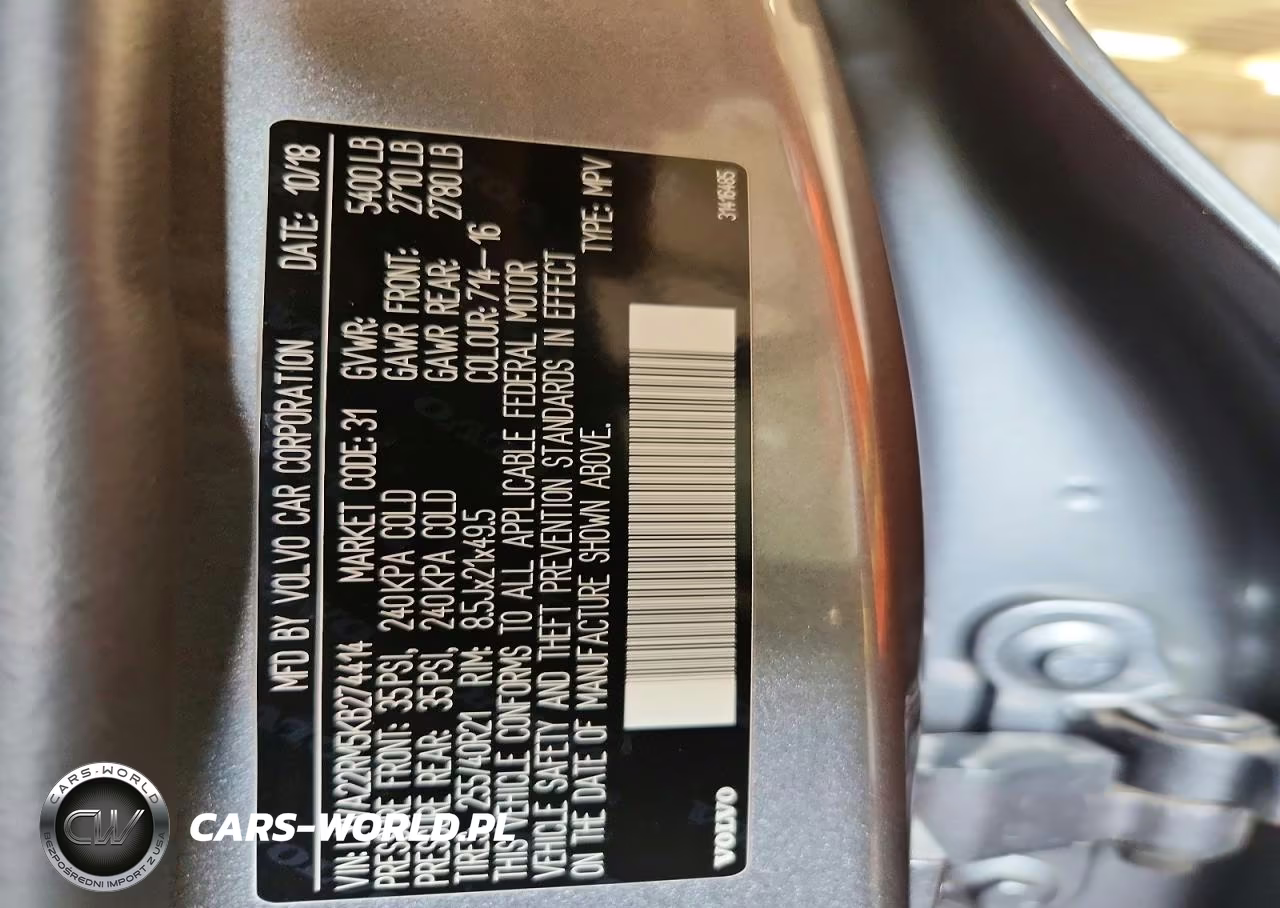2019 Volvo Xc60 T6 R-Design VIN:LYVA22RM5KB274414 - 13