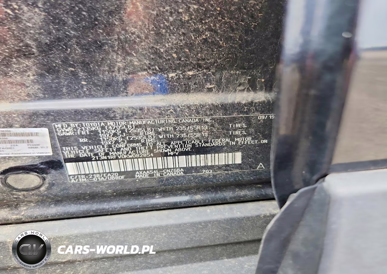 2019 Toyota Rav4 Limited VIN:2T3N1RFV0KW082854 - 13