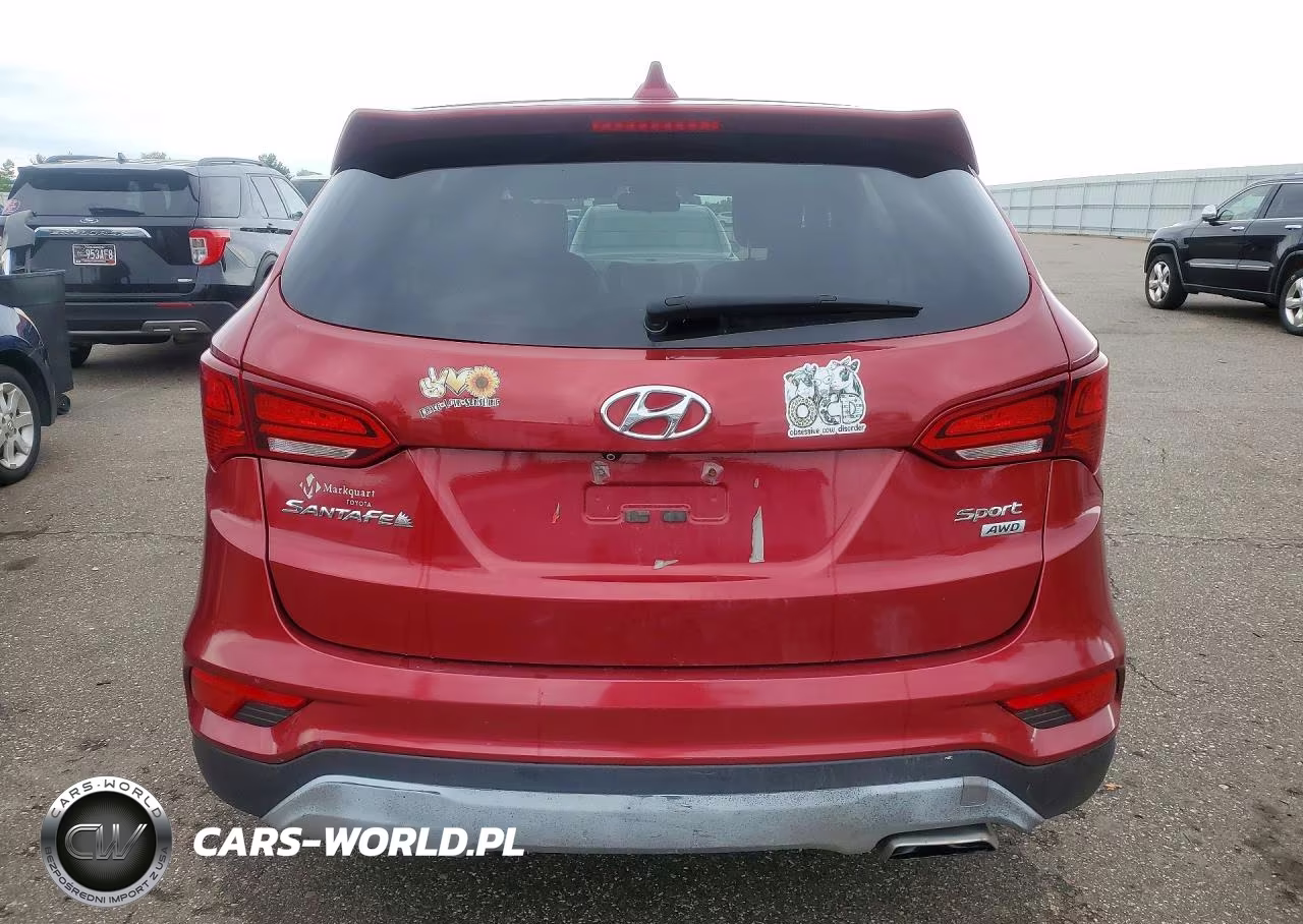 2017 Hyundai Santa Fe Sport 2.4L VIN:5XYZTDLB8HG394954 - 6