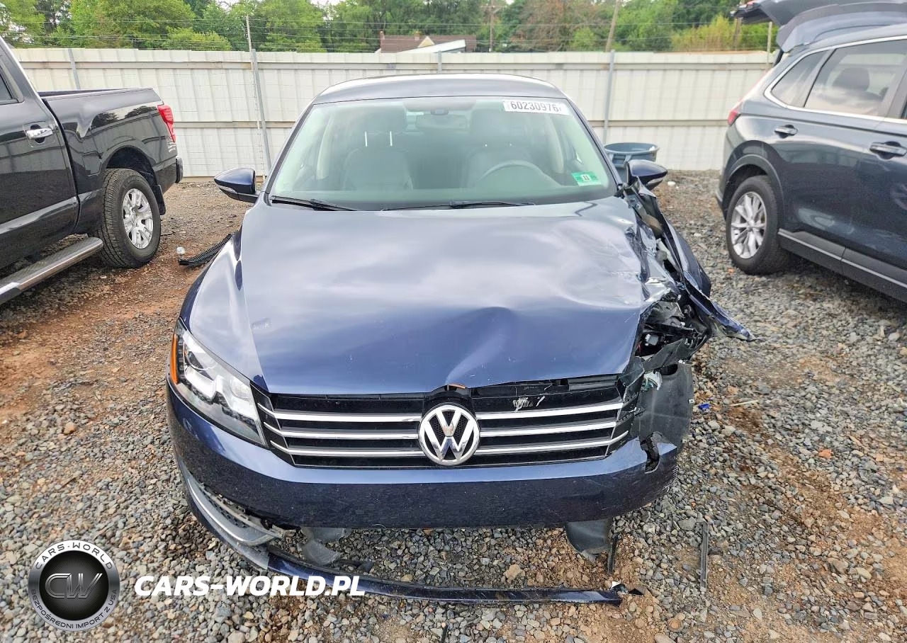 2012 Volkswagen Passat Se VIN:1VWBP7A39CC090075 - 5