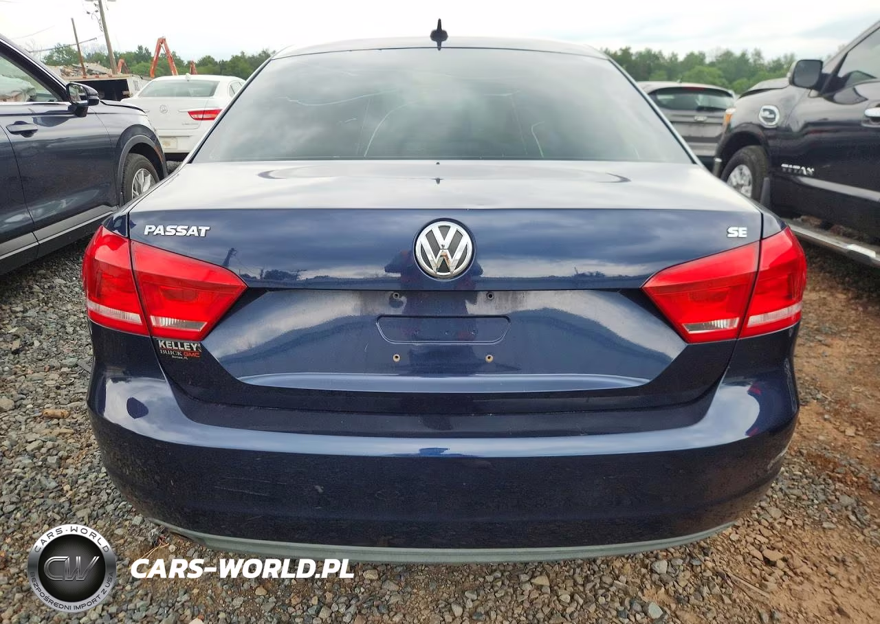 2012 Volkswagen Passat Se VIN:1VWBP7A39CC090075 - 6