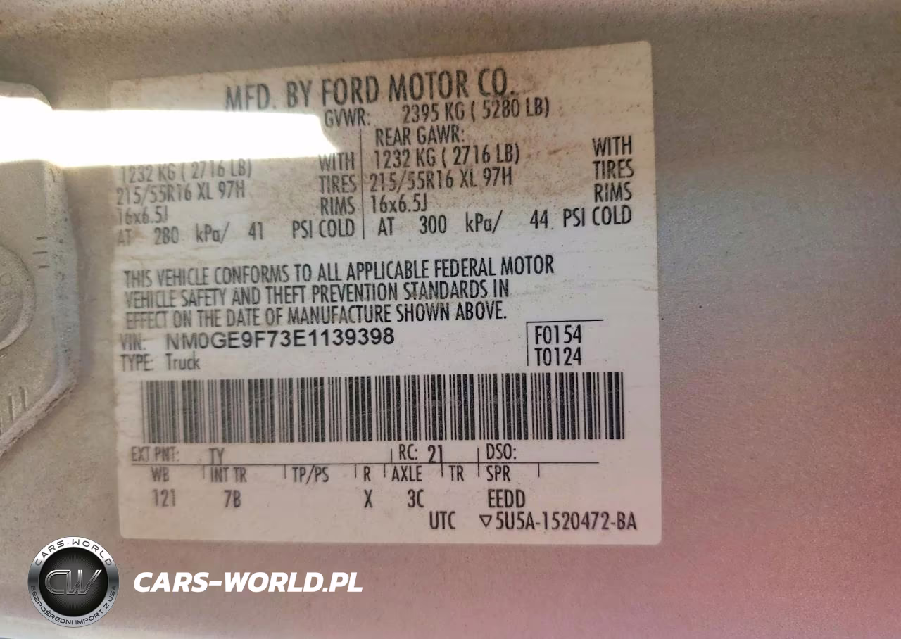2014 Ford Transit Connect Xlt VIN:NM0GE9F73E1139398 - 14