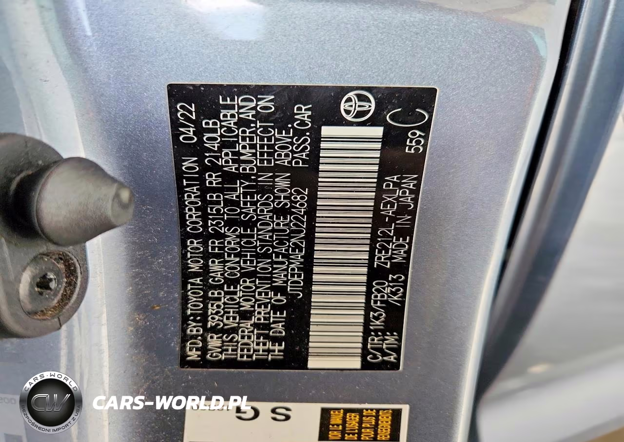 2022 Toyota Corolla Le VIN:JTDEPMAE2NJ224682 - 12