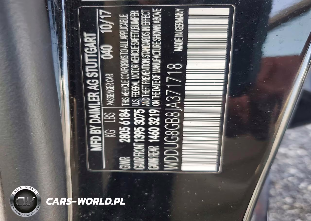 2018 Mercedes-Benz S 560 4Matic VIN:WDDUG8GB8JA371718 - 12