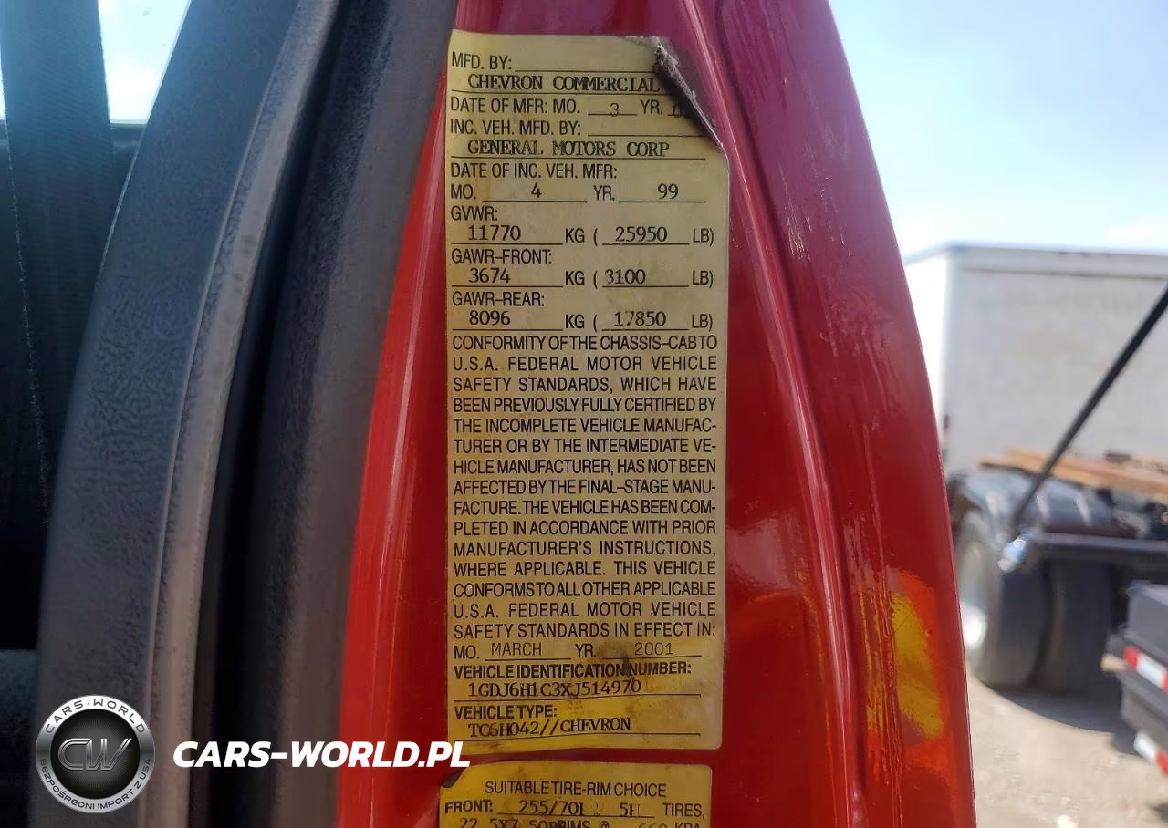 1999 GMC C-Series C - Rollback Tow Truck VIN:1GDJ6H1C3XJ514970 - 12