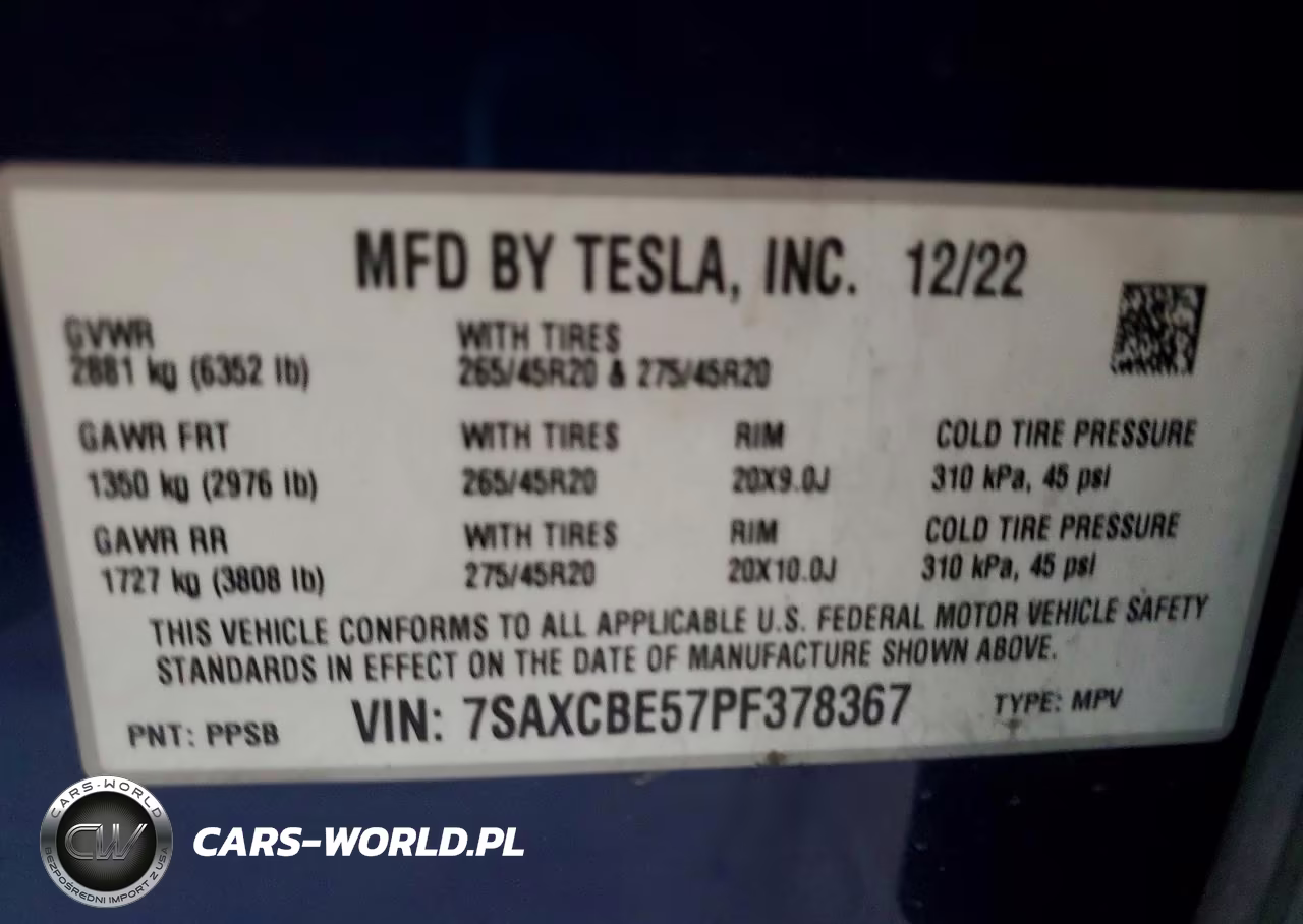 2023 Tesla Model X VIN:7SAXCBE57PF378367 - 13