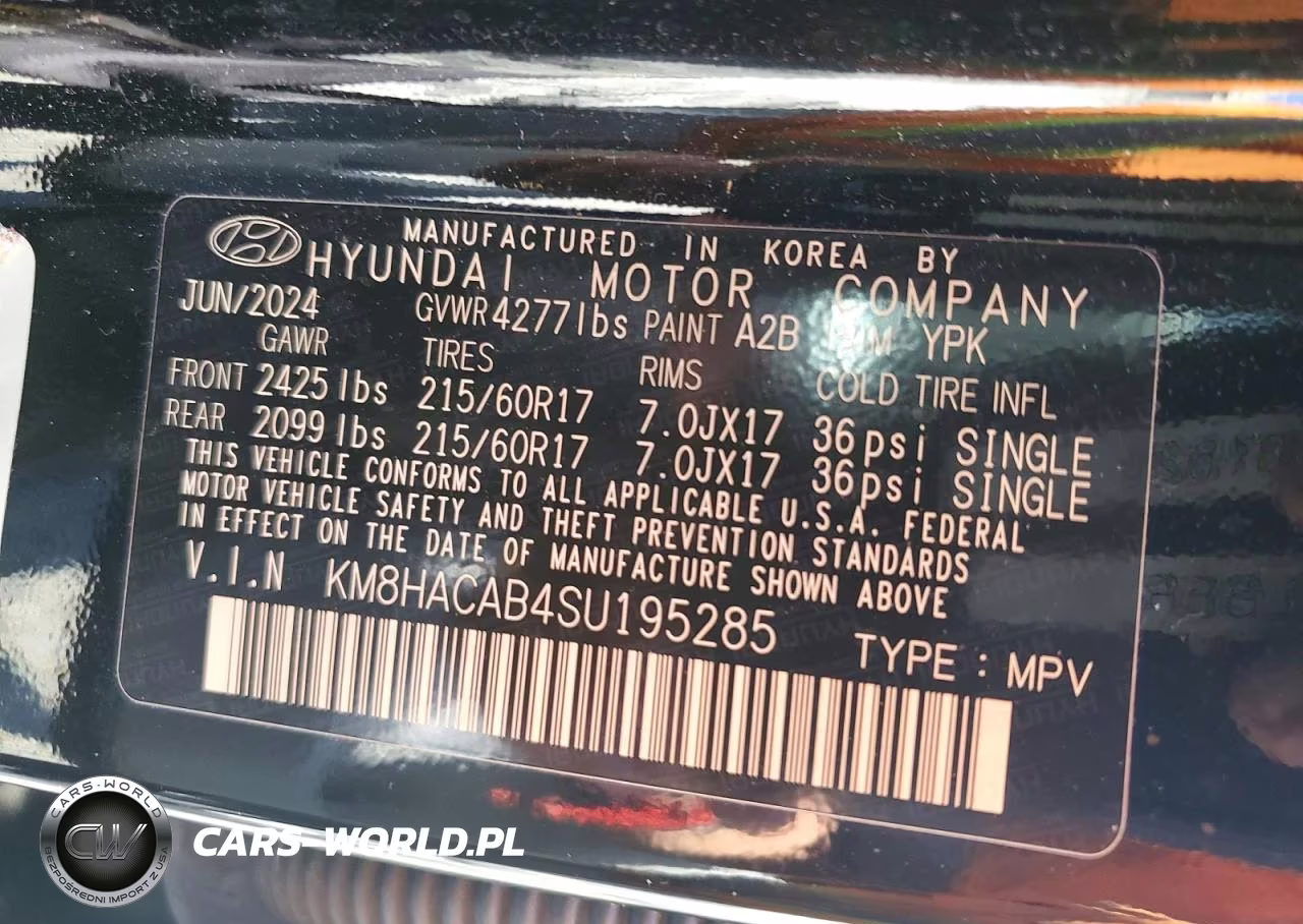2025 Hyundai Kona Se VIN:KM8HACAB4SU195285 - 13