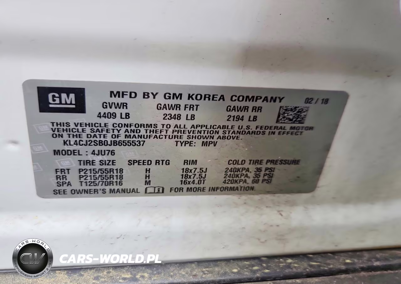 2018 Buick Encore Sport Touring VIN:KL4CJ2SB0JB655537 - 13