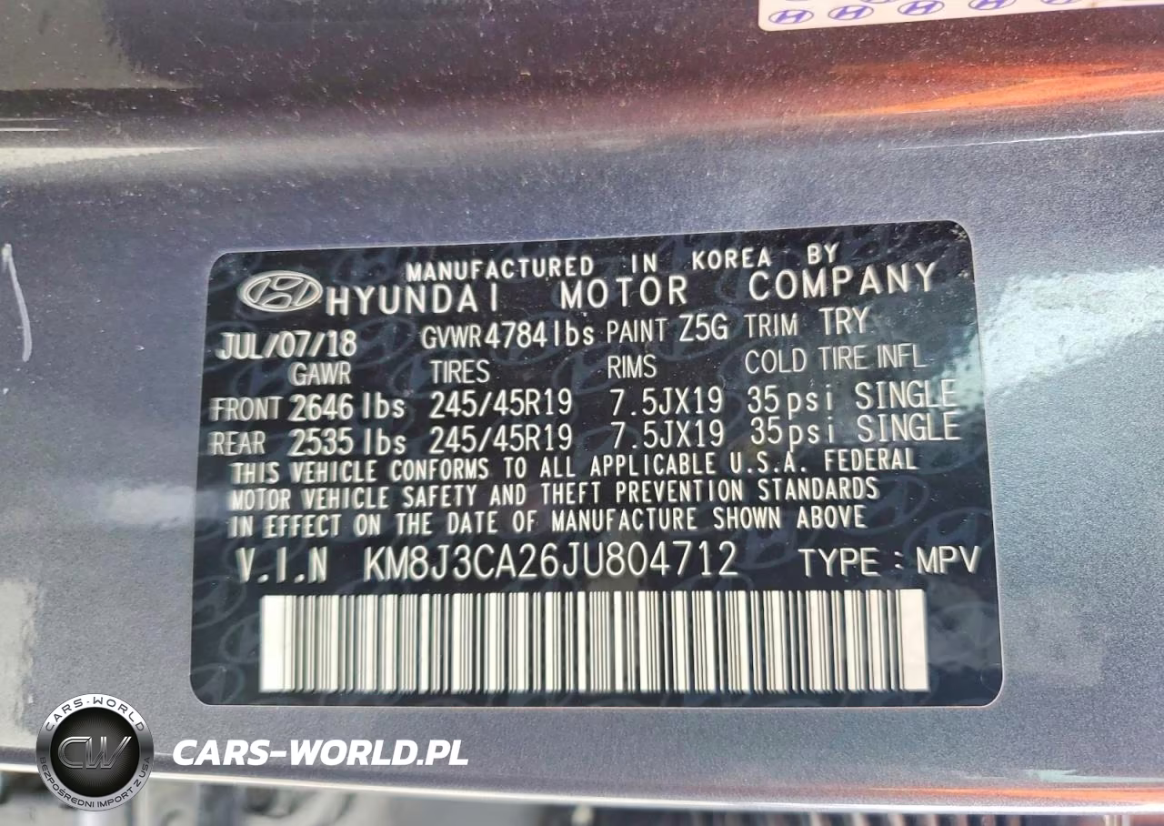 2018 Hyundai Tucson Value VIN:KM8J3CA26JU804712 - 13