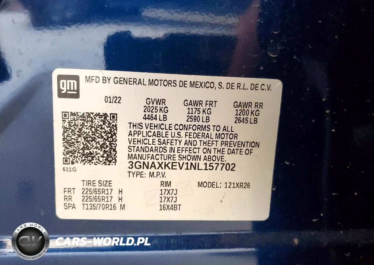 2022 Chevrolet Equinox Lt VIN:3GNAXKEV1NL157702 - 13