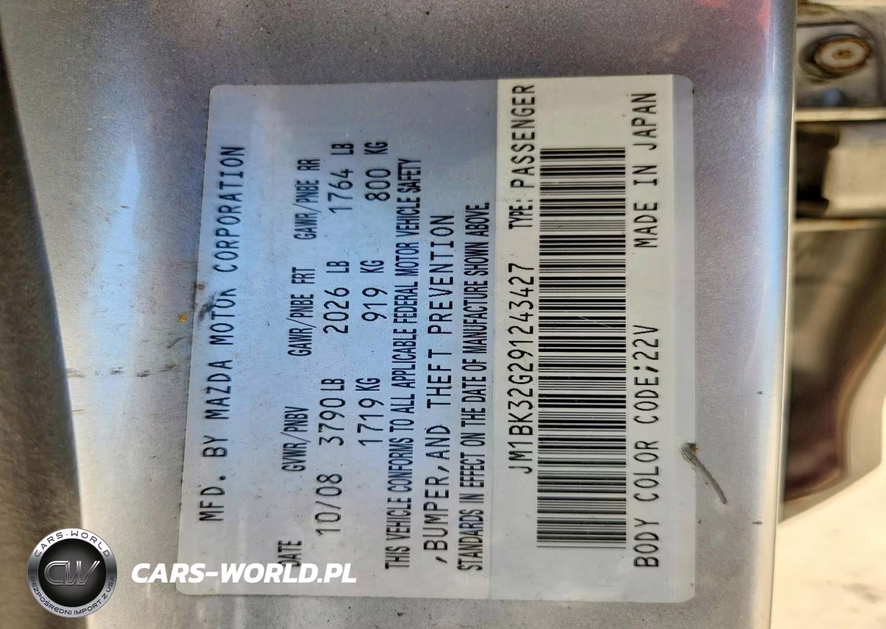 2009 Mazda Mazda3 S VIN:JM1BK32G291243427 - 13