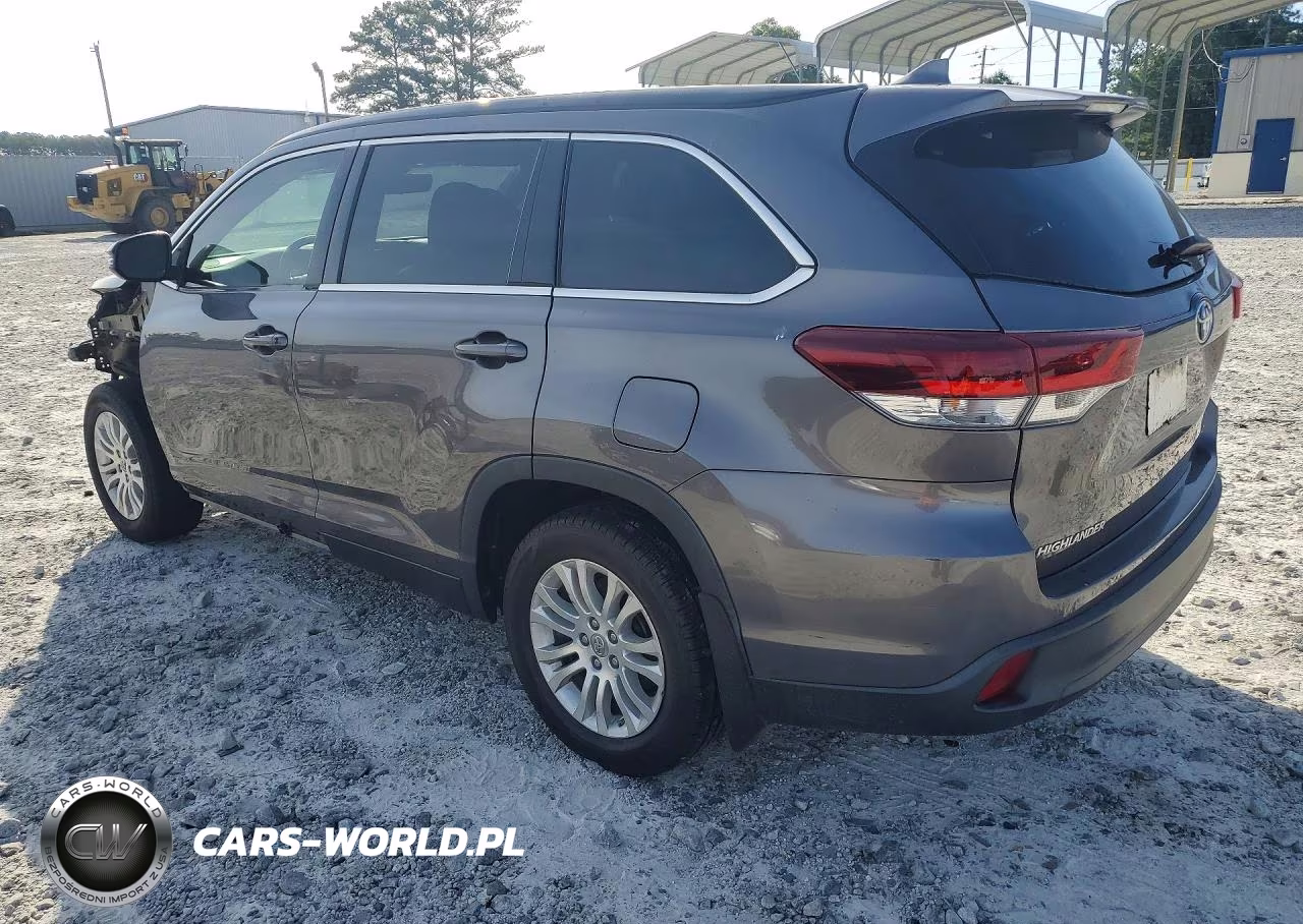 2019 Toyota Highlander Se VIN:5TDKZRFH2KS326446 - 2