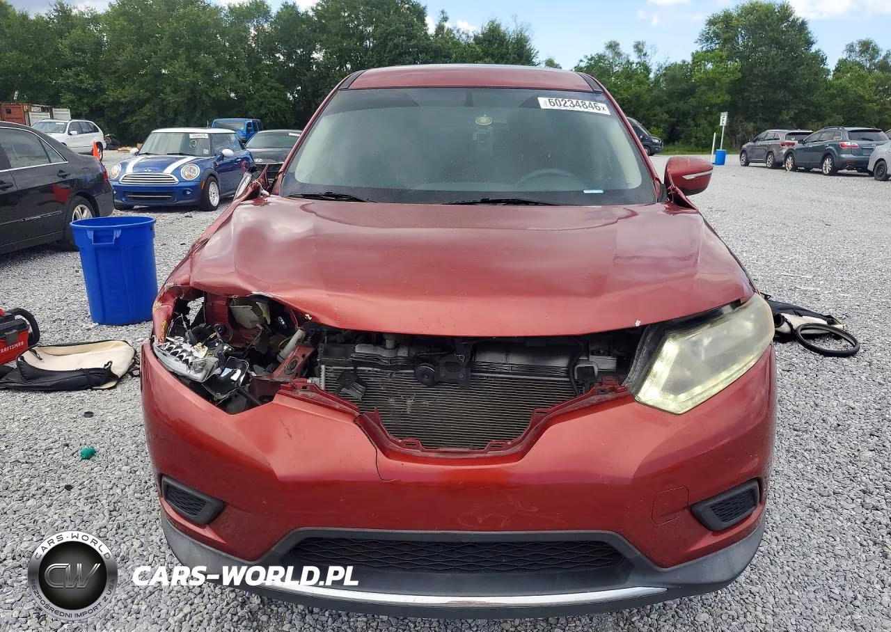 2015 Nissan Rogue S VIN:KNMAT2MT1FP556314 - 5