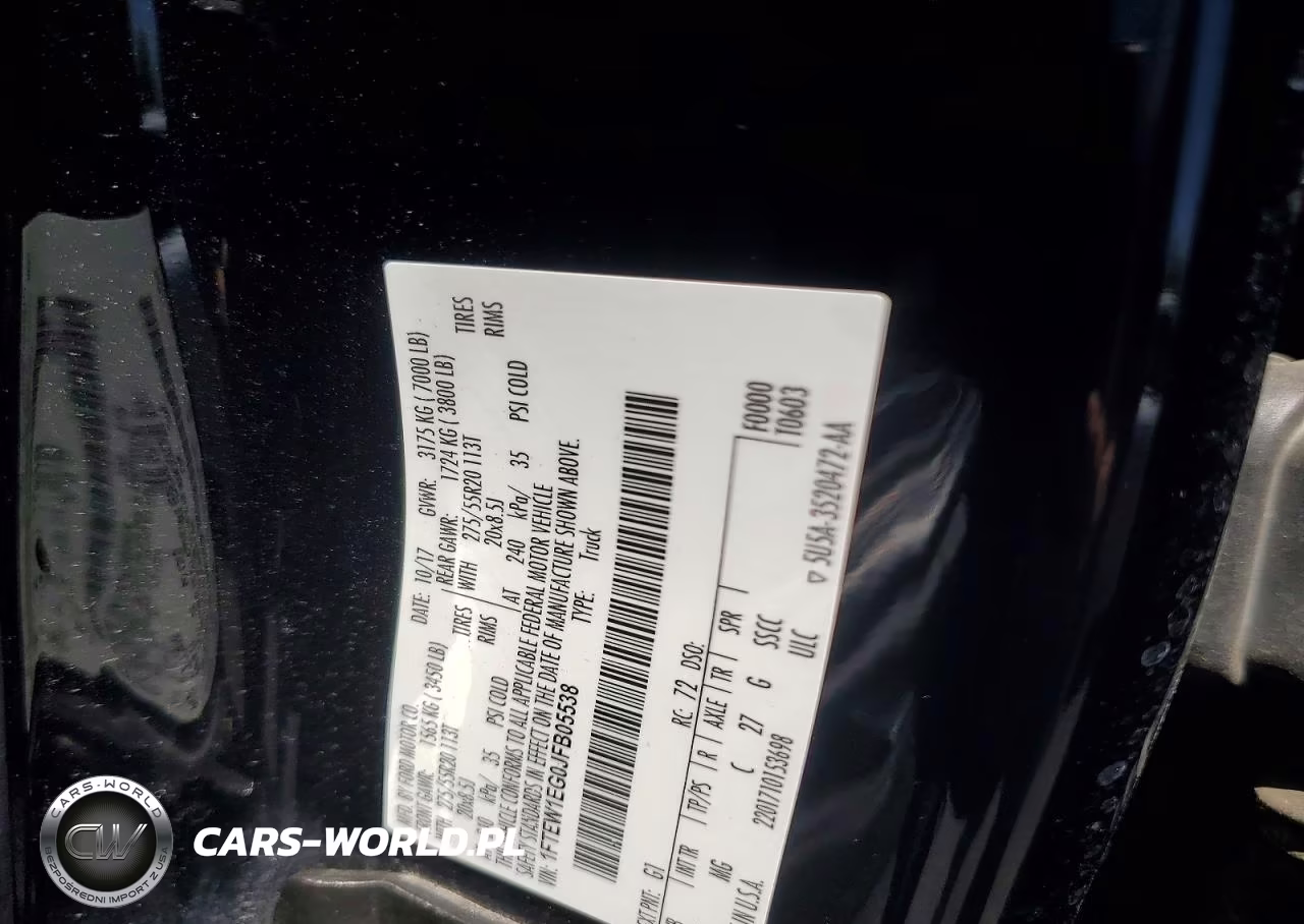 2018 Ford F150 Supercrew VIN:1FTEW1EG0JFB05538 - 12