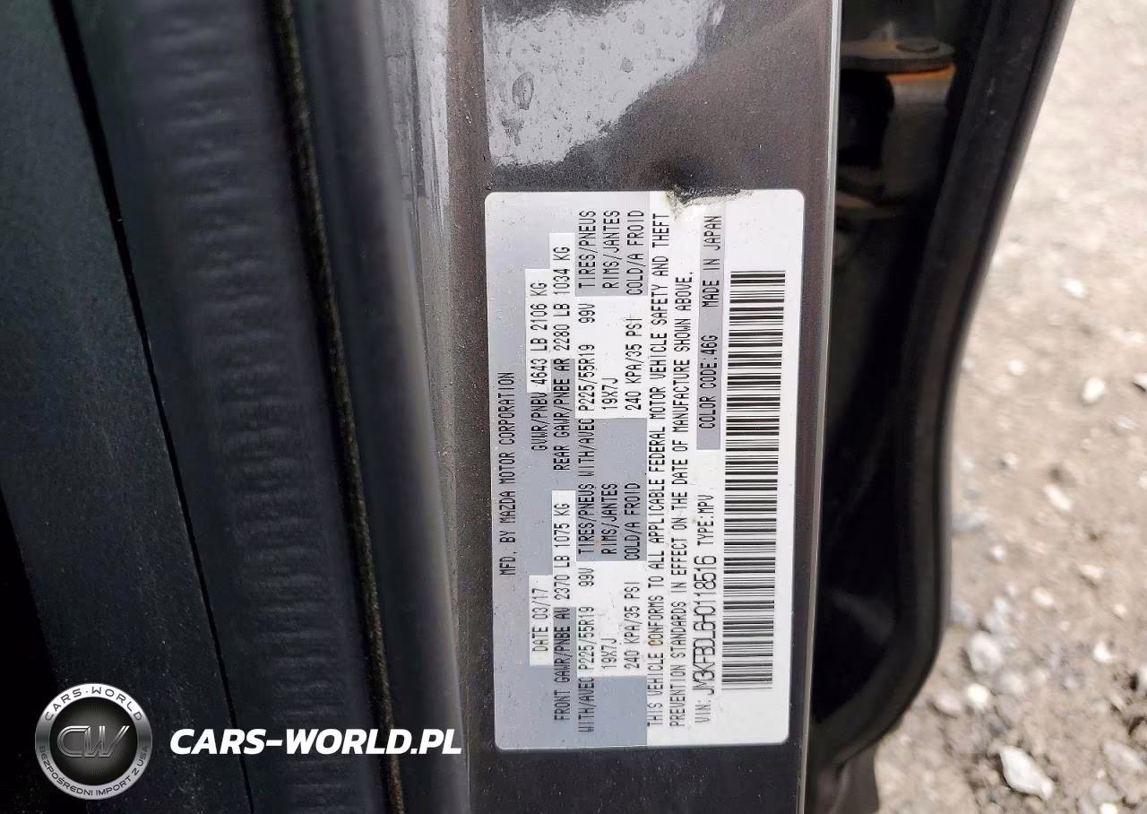 2017 Mazda Cx-5 Grand Touring VIN:JM3KFBDL6H0118516 - 14