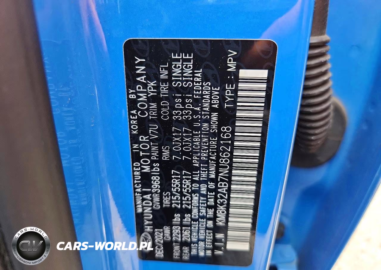 2022 Hyundai Kona Sel VIN:KM8K32AB7NU862168 - 13