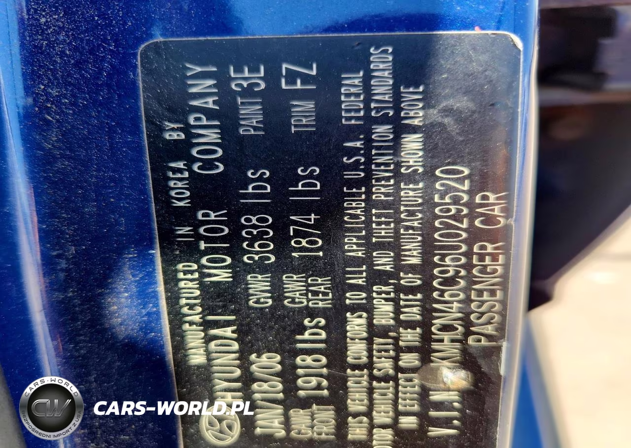 2006 Hyundai Accent Gls VIN:KMHCN46C96U029520 - 12