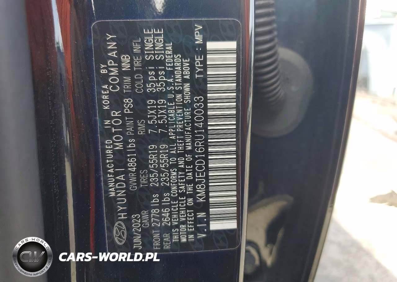 2024 Hyundai Tucson Limited VIN:KM8JECD16RU140033 - 13