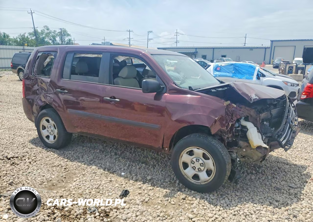 2013 Honda Pilot Lx VIN:5FNYF4H24DB024582 - 4